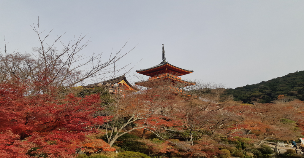 Kiyomizu-dera Temple in Kyoto, a UNESCO World Heritage Site in Japan